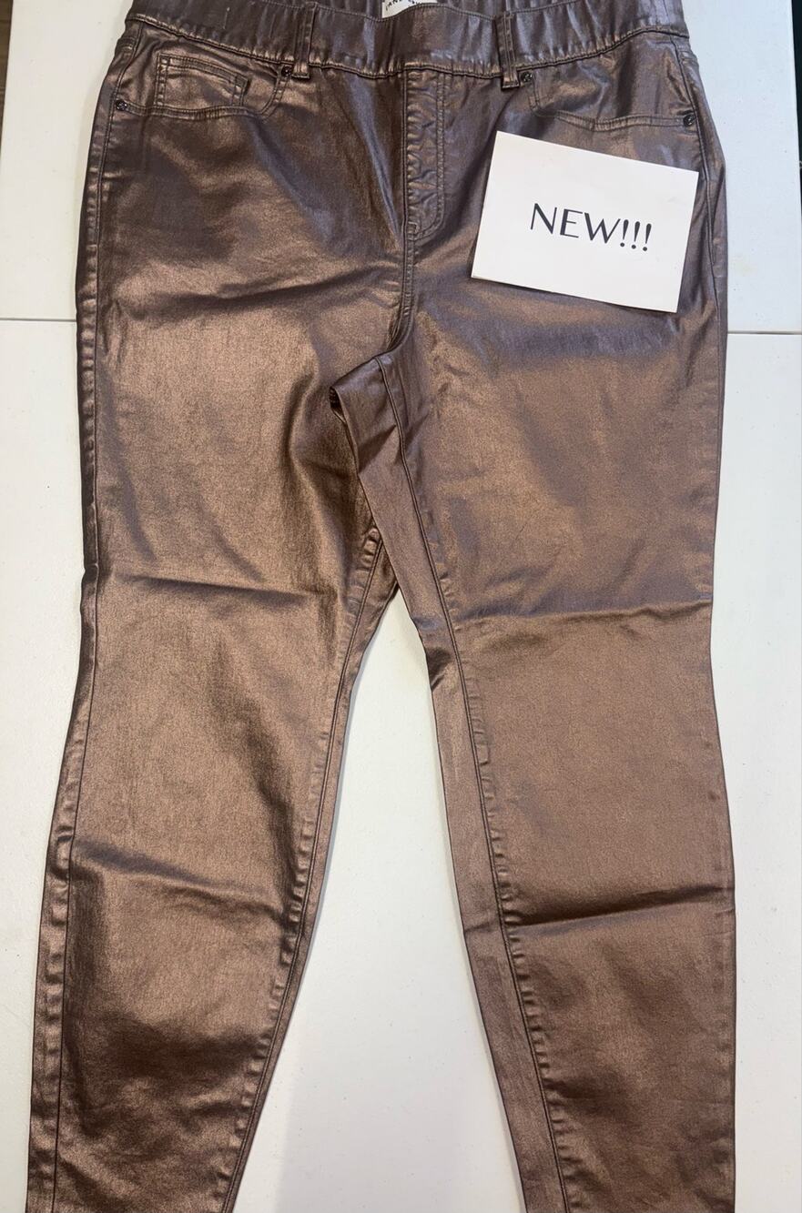 New! Lane Bryant Metallic Jeggings - Size 18